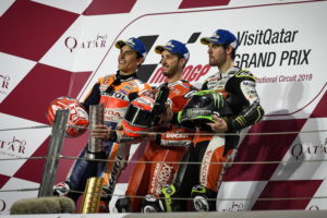 2019 MotoGP Round 1 Podium